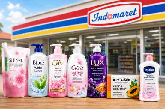 Viral! 7 Sabun Pemutih Badan Dalam 3 Hari di Indomaret