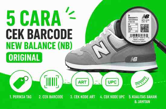 5 Cara Cek Barcode New Balance (NB) Original