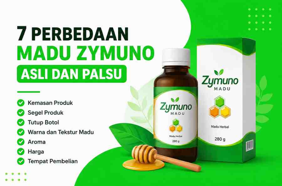 7 Perbedaan Madu Zymuno Asli dan Palsu